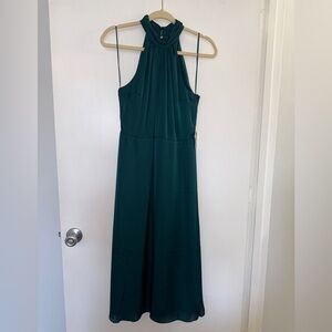 Express Teal Halter Dress